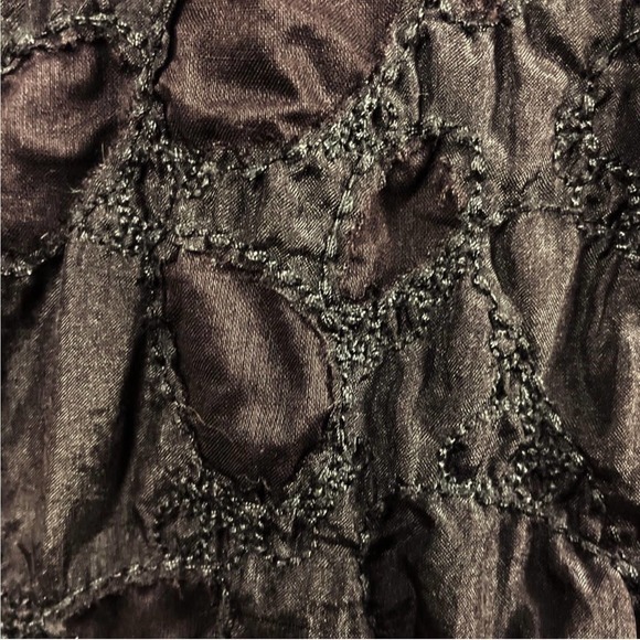 EILEEN FISHER Silk Cutout Textured Open Front Jacket Blazer - XLarge‎ - Picture 8 of 12